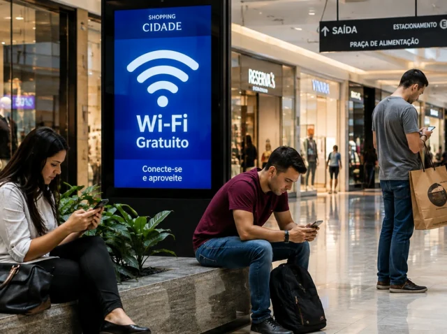 Casos de uso de Wi-Fi Marketing para Shopping Centers