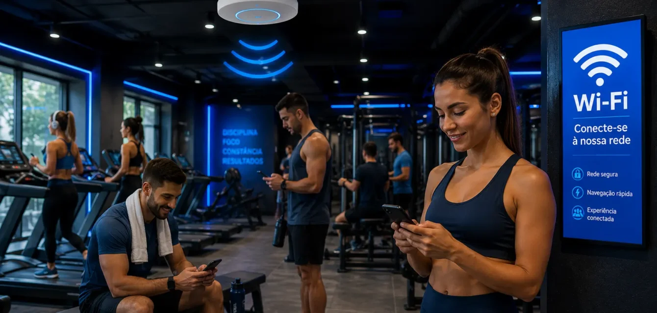 Como academias utilizam Wi-Fi Marketing para fidelização Como academias utilizam Wi-Fi Marketing para fidelização