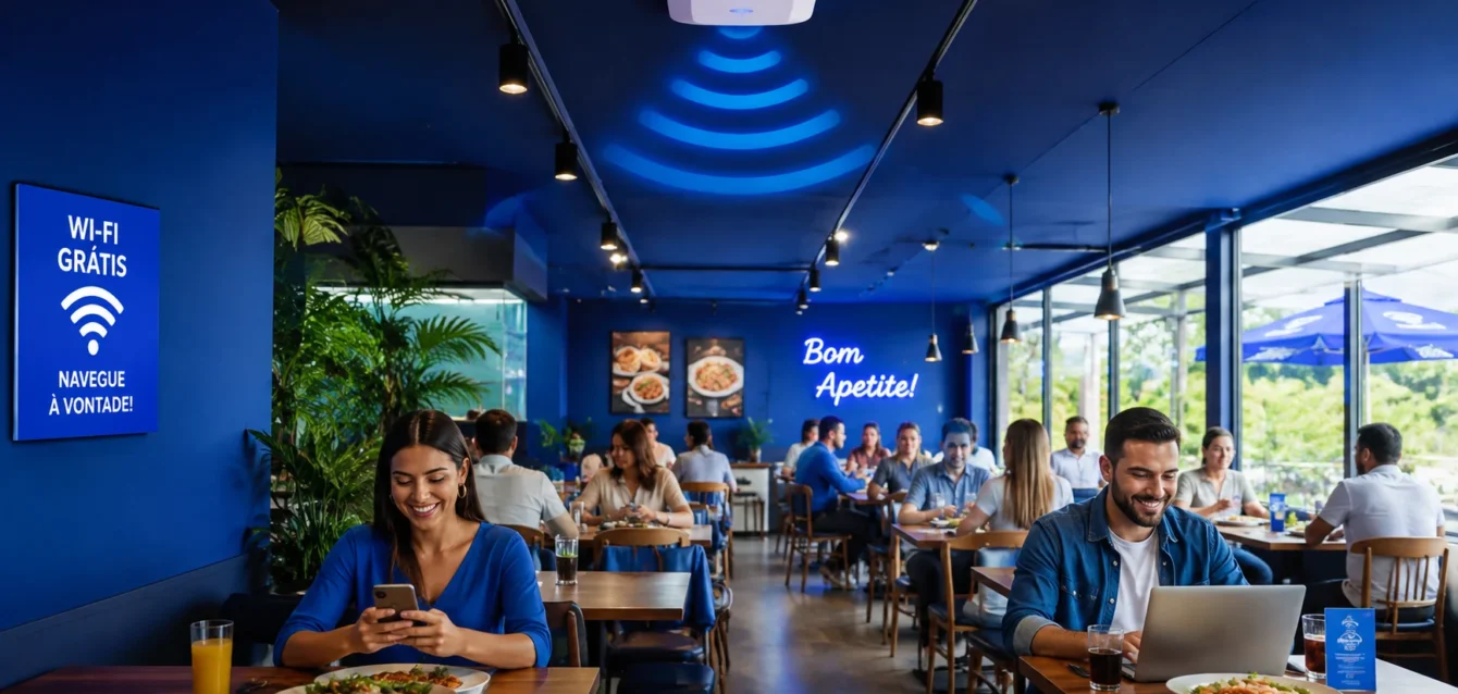 Como restaurantes aumentam o retorno de clientes com Wi-Fi Marketing
