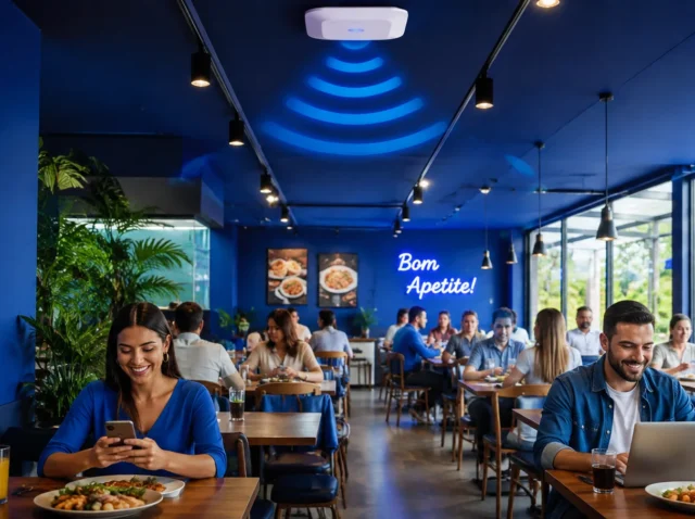 Como restaurantes aumentam o retorno de clientes com Wi-Fi Marketing
