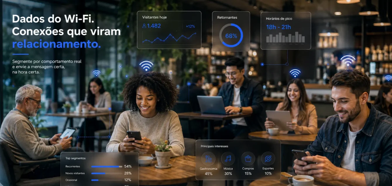 Como segmentar campanhas usando dados do hotspot Wi-Fi Como segmentar campanhas usando dados do hotspot Wi-Fi