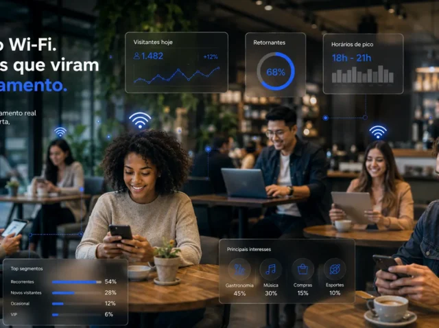 Como segmentar campanhas usando dados do hotspot Wi-Fi