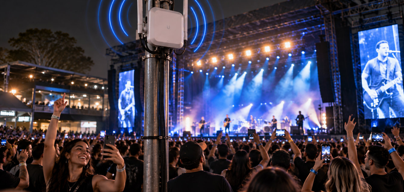 Hotspot Wi-Fi para eventos públicos - potenciais de ganhos para quem administra a rede