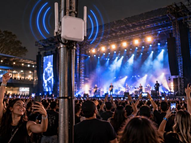 Hotspot Wi-Fi para eventos públicos - potenciais de ganhos para quem administra a rede