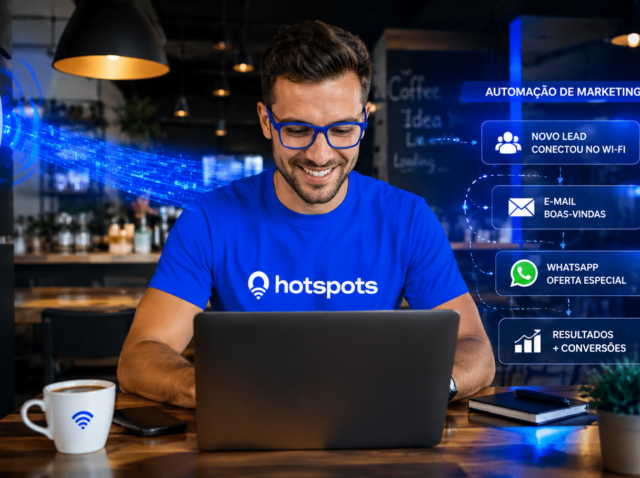 Hotspot Wi-Fi e automação de marketing
