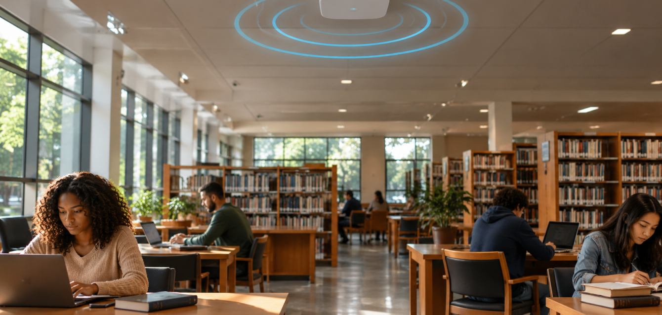 Vantagens do hotspot Wi-Fi para bibliotecas