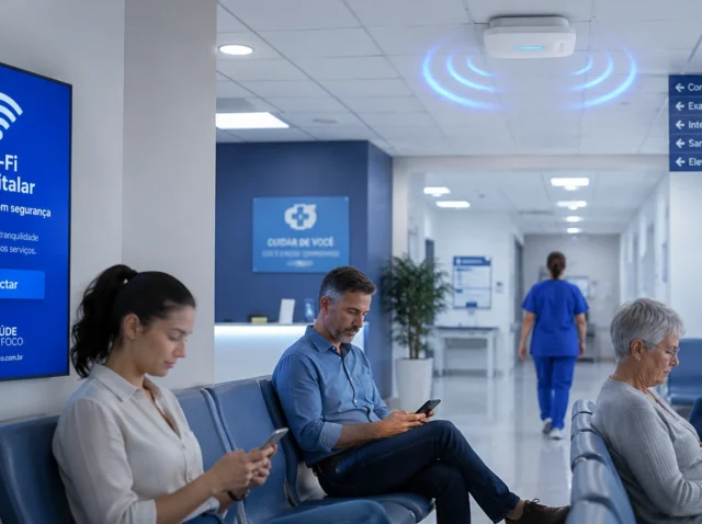 Wi-Fi Marketing para hospitais: comunicação segura e eficiente