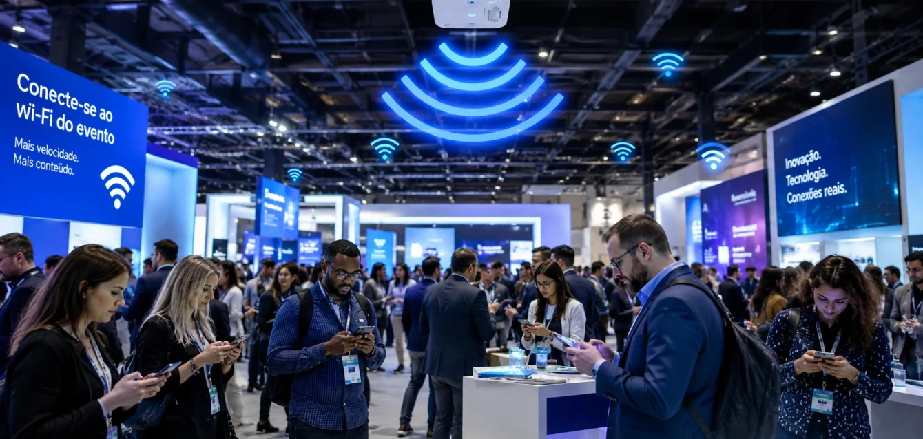 Wi-Fi Marketing que gera resultado em feiras e exposições Wi-Fi Marketing que gera resultado em feiras e exposições