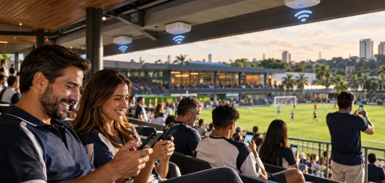 Wi-Fi marketing para clubes esportivos - como integrar o Wi-Fi ao CRM e diferenciar sócios de visitantes