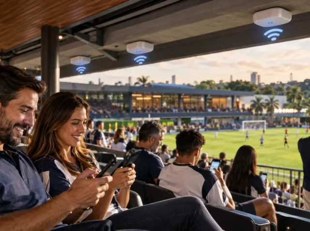 Wi-Fi marketing para clubes esportivos - como integrar o Wi-Fi ao CRM e diferenciar sócios de visitantes