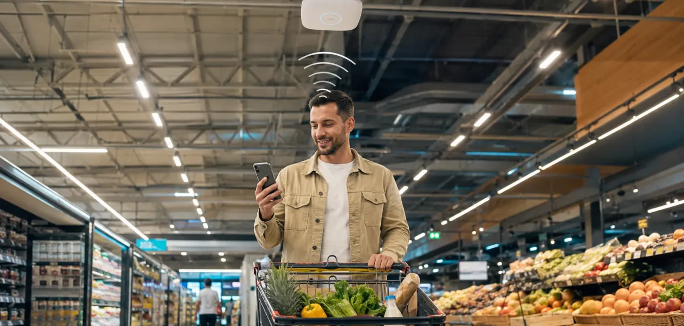Wi-Fi no supermercado: de custo a fonte de receita Wi-Fi no supermercado: de custo a fonte de receita